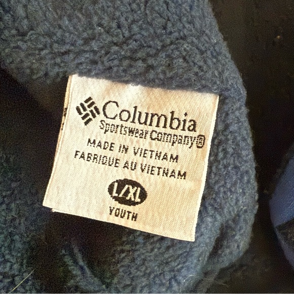 Columbia Vintage Youth L/XL‎ Royal Blue Outdoor hat with ear flaps - Picture 6 of 6